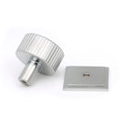 Satin Chrome Judd Cabinet Knob - 32mm (Square) | From The Anvil - Cabinet Knobs - From The Anvil - Yester Home