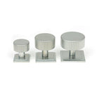 Satin Chrome Judd Cabinet Knob - 32mm (Square) | From The Anvil-Cabinet Knobs-Yester Home