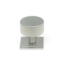 Satin Chrome Judd Cabinet Knob - 32mm (Square) | From The Anvil-Cabinet Knobs-Yester Home