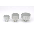 Satin Chrome Judd Cabinet Knob - 38mm (No rose) | From The Anvil-Cabinet Knobs-Yester Home