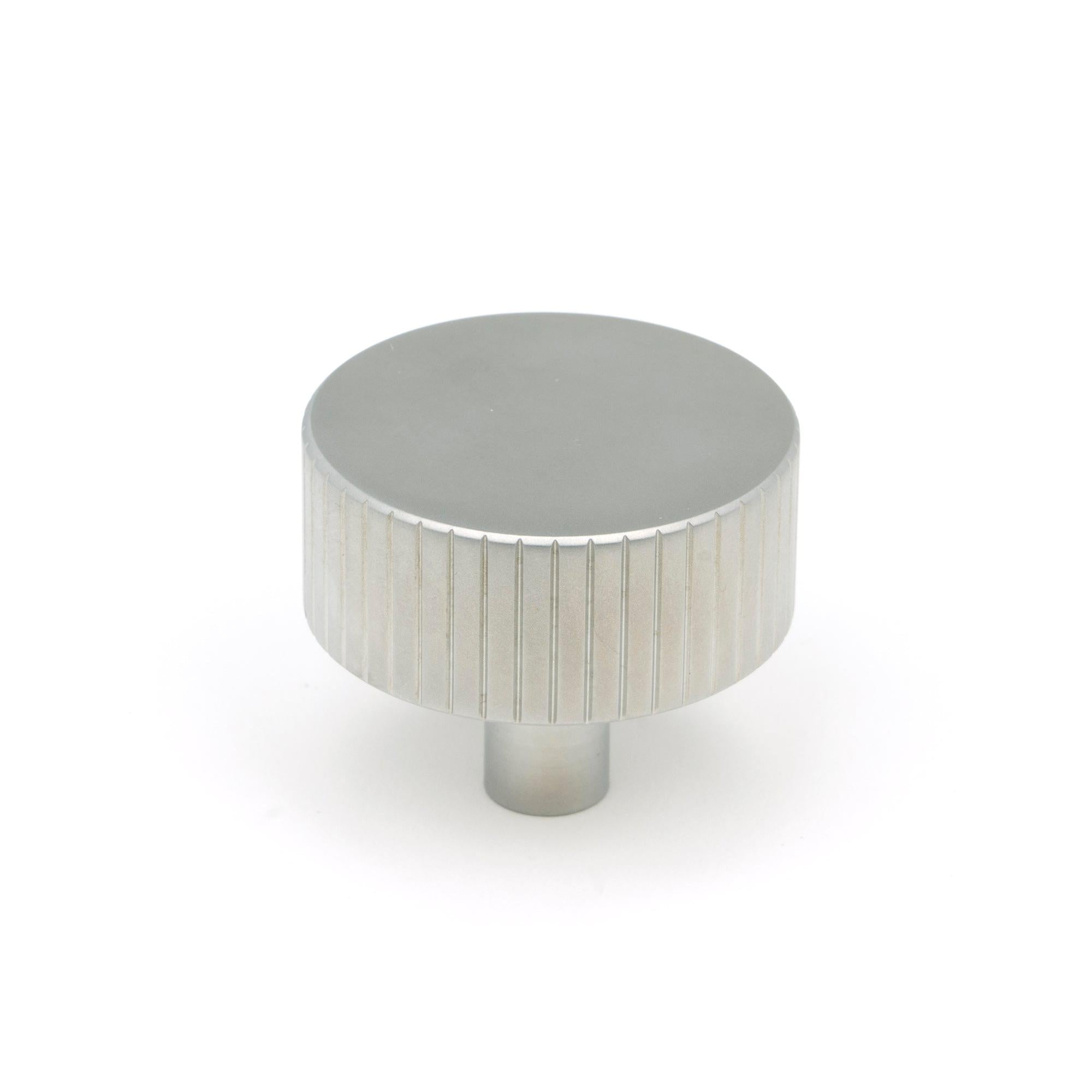 Satin Chrome Judd Cabinet Knob - 38mm (No rose) | From The Anvil - Cabinet Knobs - From The Anvil - Yester Home