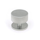 Satin Chrome Judd Cabinet Knob - 38mm (Plain) | From The Anvil-Cabinet Knobs-Yester Home