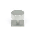 Satin Chrome Judd Cabinet Knob - 38mm (Square) | From The Anvil-Cabinet Knobs-Yester Home