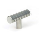 Satin Chrome Judd T-Bar | From The Anvil - Cabinet Knobs - From The Anvil - Yester Home
