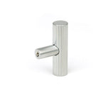 Satin Chrome Judd T-Bar | From The Anvil-Cabinet Knobs-Yester Home