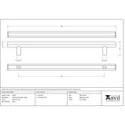 Satin Chrome Kahlo Pull Handle - Large | From The Anvil-Pull Handles-Yester Home