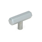 Satin Chrome Kahlo T-Bar | From The Anvil-Cabinet Knobs-Yester Home