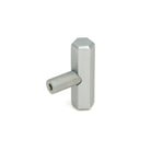 Satin Chrome Kahlo T-Bar | From The Anvil-Cabinet Knobs-Yester Home
