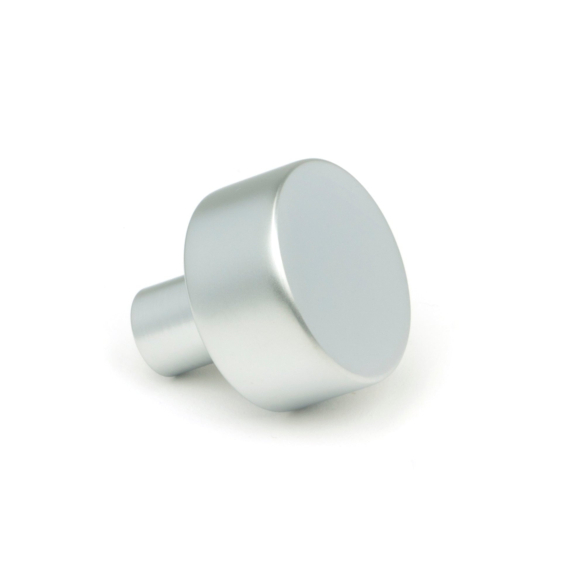 Satin Chrome Kelso Cabinet Knob - 25mm (No rose) | From The Anvil-Cabinet Knobs-Yester Home