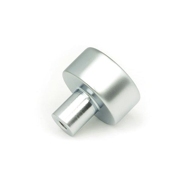 Satin Chrome Kelso Cabinet Knob - 25mm (No rose) | From The Anvil-Cabinet Knobs-Yester Home
