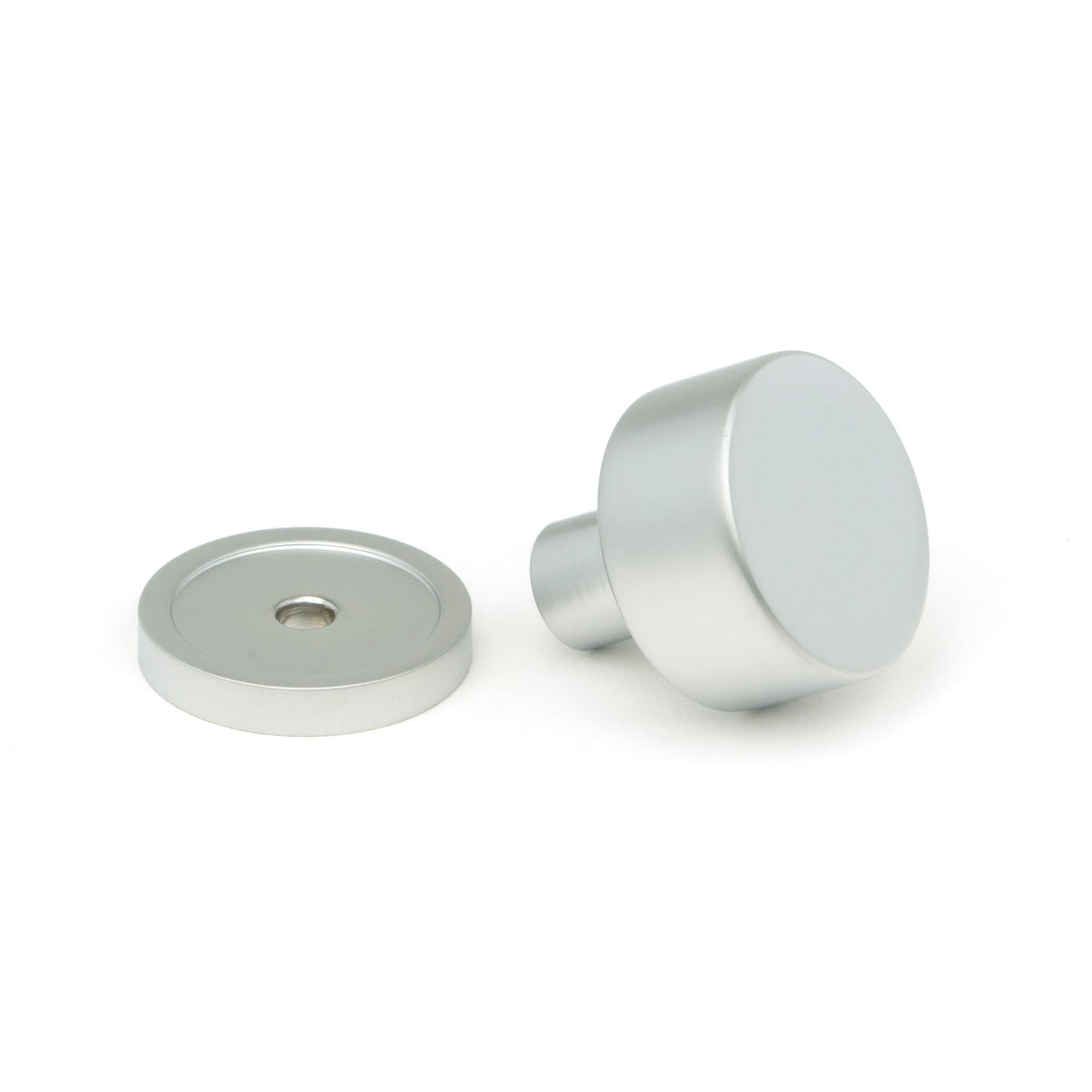 Satin Chrome Kelso Cabinet Knob - 25mm (Plain) | From The Anvil - Cabinet Knobs - From The Anvil - Yester Home