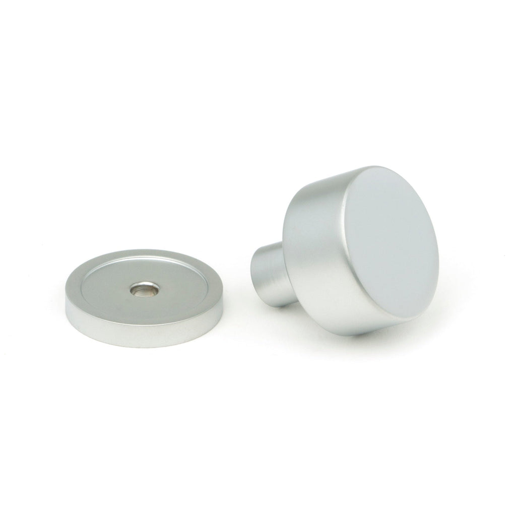 Satin Chrome Kelso Cabinet Knob - 25mm (Plain) | From The Anvil-Cabinet Knobs-Yester Home