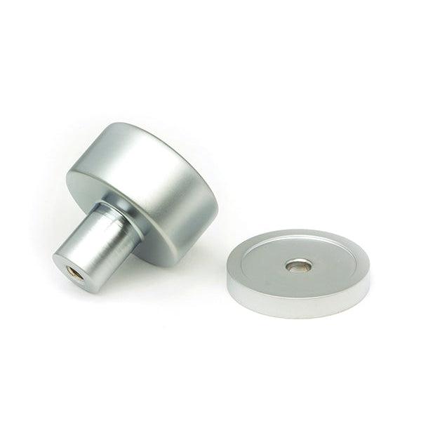 Satin Chrome Kelso Cabinet Knob - 25mm (Plain) | From The Anvil-Cabinet Knobs-Yester Home
