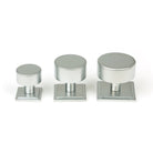 Satin Chrome Kelso Cabinet Knob - 25mm (Square) | From The Anvil-Cabinet Knobs-Yester Home
