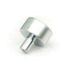 Satin Chrome Kelso Cabinet Knob - 32mm (No rose) | From The Anvil-Cabinet Knobs-Yester Home
