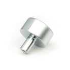Satin Chrome Kelso Cabinet Knob - 32mm (No rose) | From The Anvil-Cabinet Knobs-Yester Home