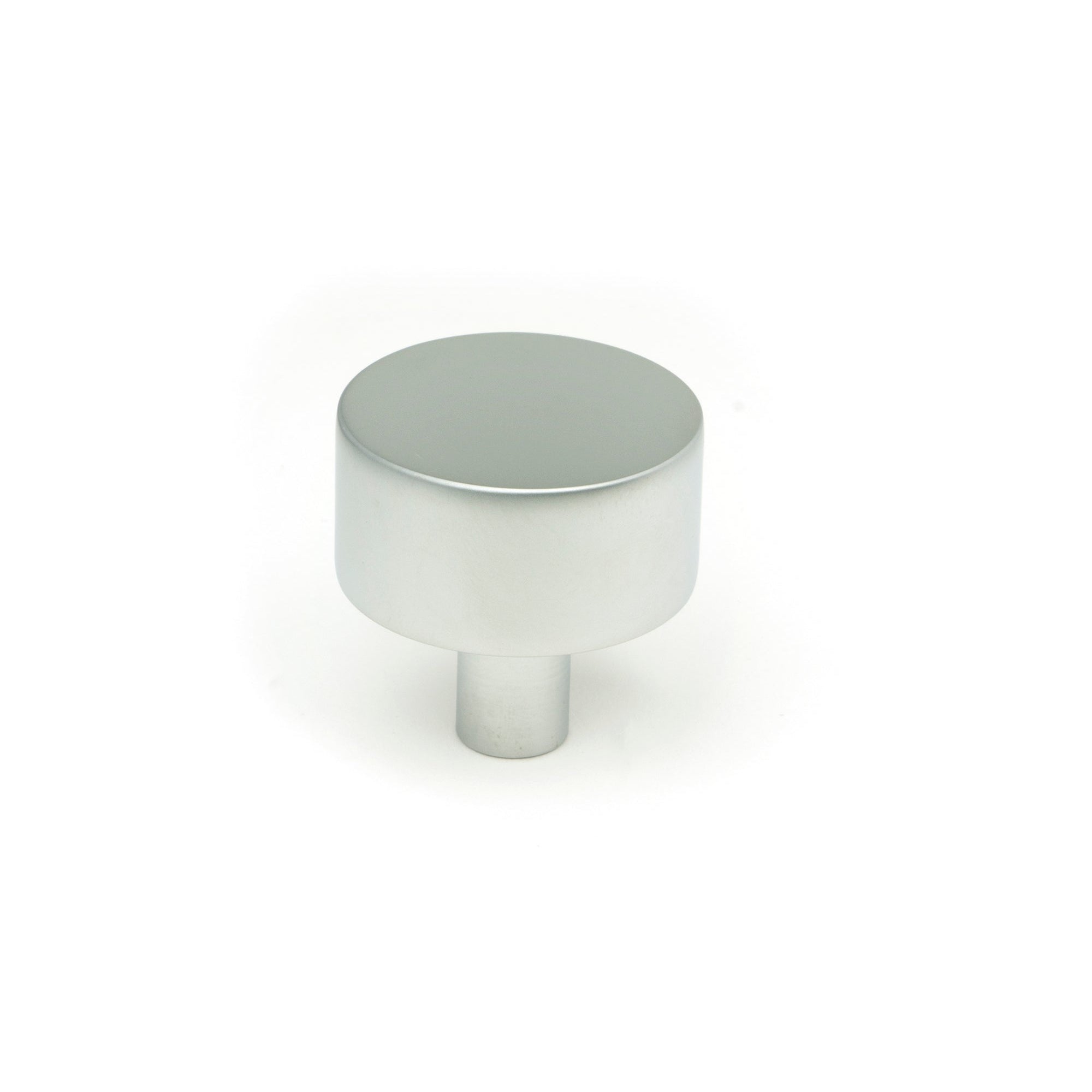 Satin Chrome Kelso Cabinet Knob - 32mm (No rose) | From The Anvil-Cabinet Knobs-Yester Home