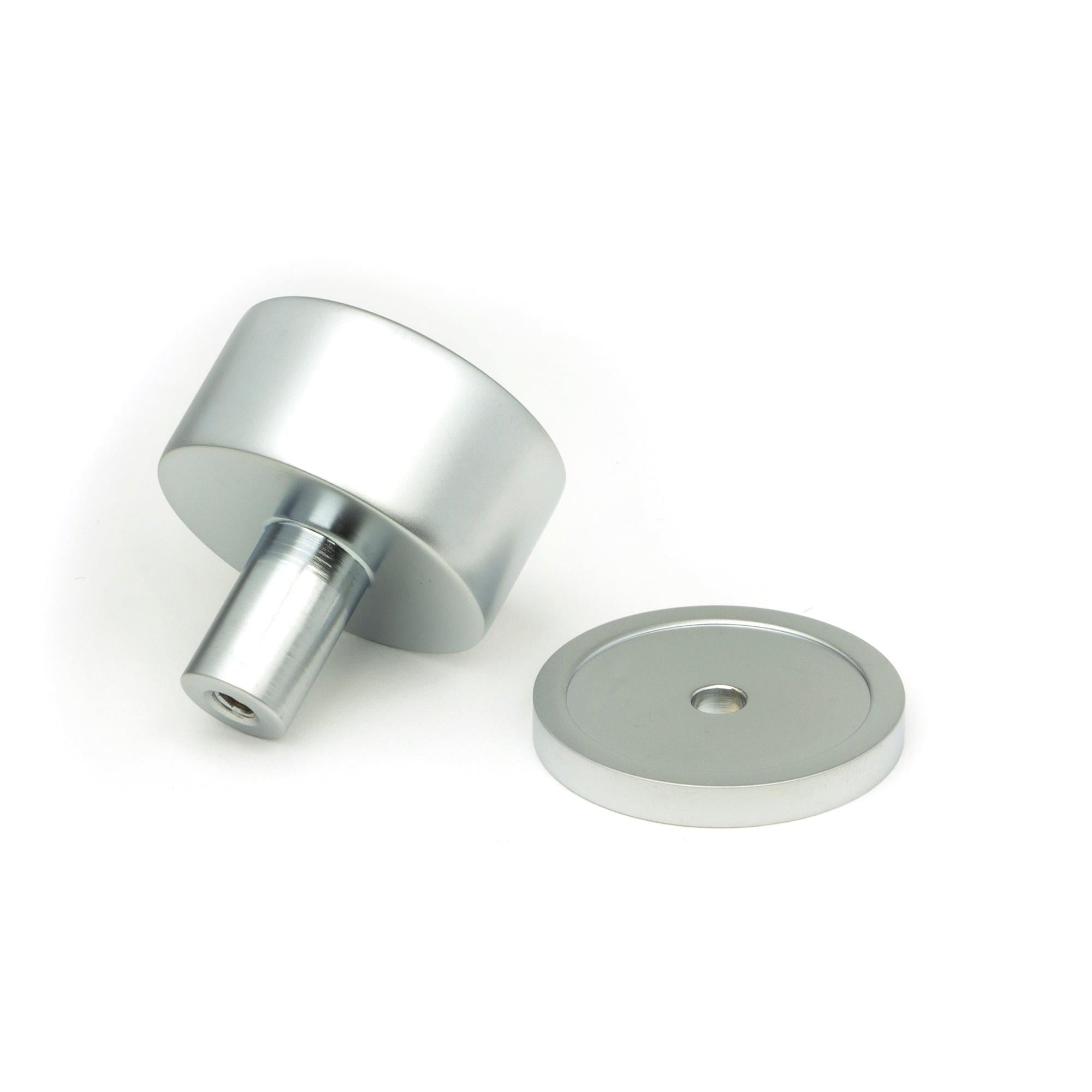 Satin Chrome Kelso Cabinet Knob - 32mm (Plain) | From The Anvil - Cabinet Knobs - From The Anvil - Yester Home