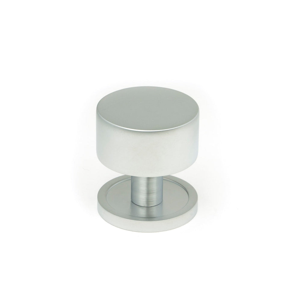 Satin Chrome Kelso Cabinet Knob - 32mm (Plain) | From The Anvil