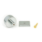 Satin Chrome Kelso Cabinet Knob - 32mm (Square) | From The Anvil - Cabinet Knobs - From The Anvil - Yester Home