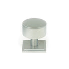 Satin Chrome Kelso Cabinet Knob - 32mm (Square) | From The Anvil-Cabinet Knobs-Yester Home