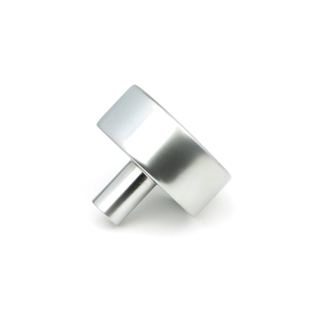 Satin Chrome Kelso Cabinet Knob - 38mm (No rose) | From The Anvil-Cabinet Knobs-Yester Home