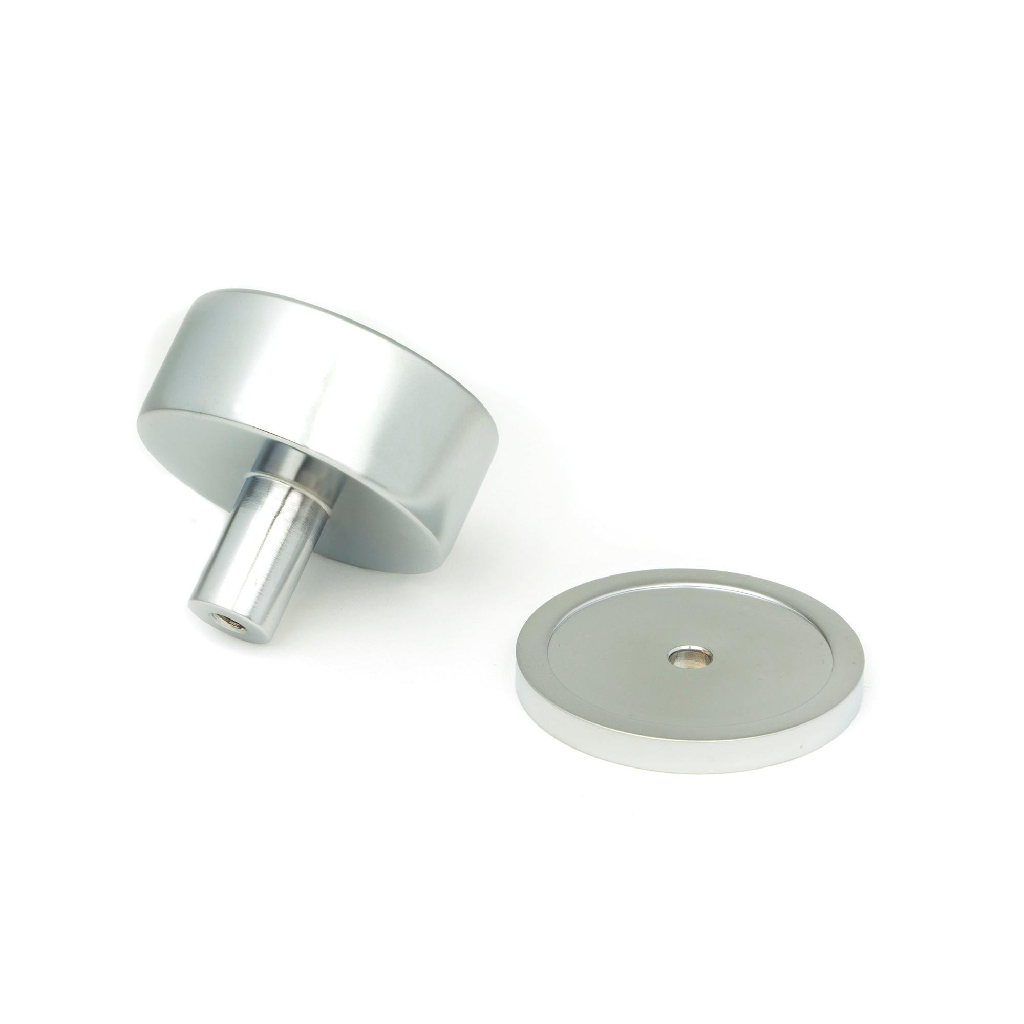 Satin Chrome Kelso Cabinet Knob - 38mm (Plain) | From The Anvil - Cabinet Knobs - From The Anvil - Yester Home