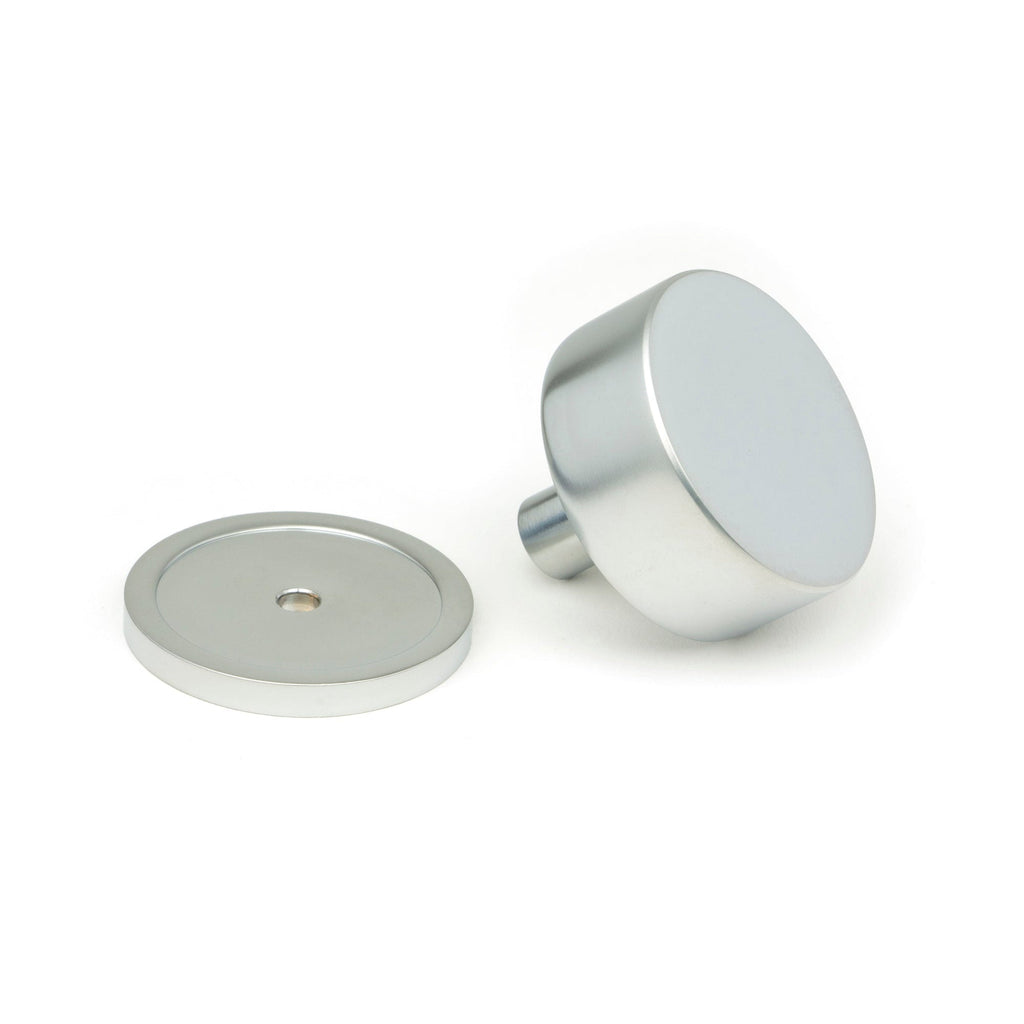 Satin Chrome Kelso Cabinet Knob - 38mm (Plain) | From The Anvil-Cabinet Knobs-Yester Home