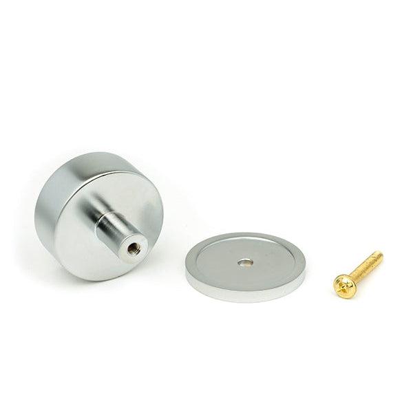 Satin Chrome Kelso Cabinet Knob - 38mm (Plain) | From The Anvil-Cabinet Knobs-Yester Home
