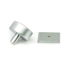 Satin Chrome Kelso Cabinet Knob - 38mm (Square) | From The Anvil-Cabinet Knobs-Yester Home