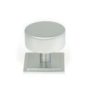 Satin Chrome Kelso Cabinet Knob - 38mm (Square) | From The Anvil-Cabinet Knobs-Yester Home