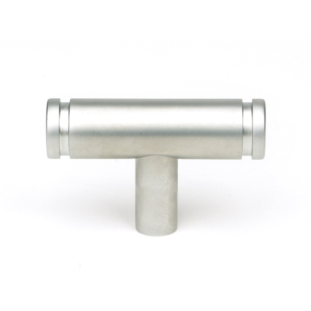 Satin Chrome Kelso T-Bar | From The Anvil-Cabinet Knobs-Yester Home