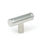 Satin Chrome Kelso T-Bar | From The Anvil-Cabinet Knobs-Yester Home