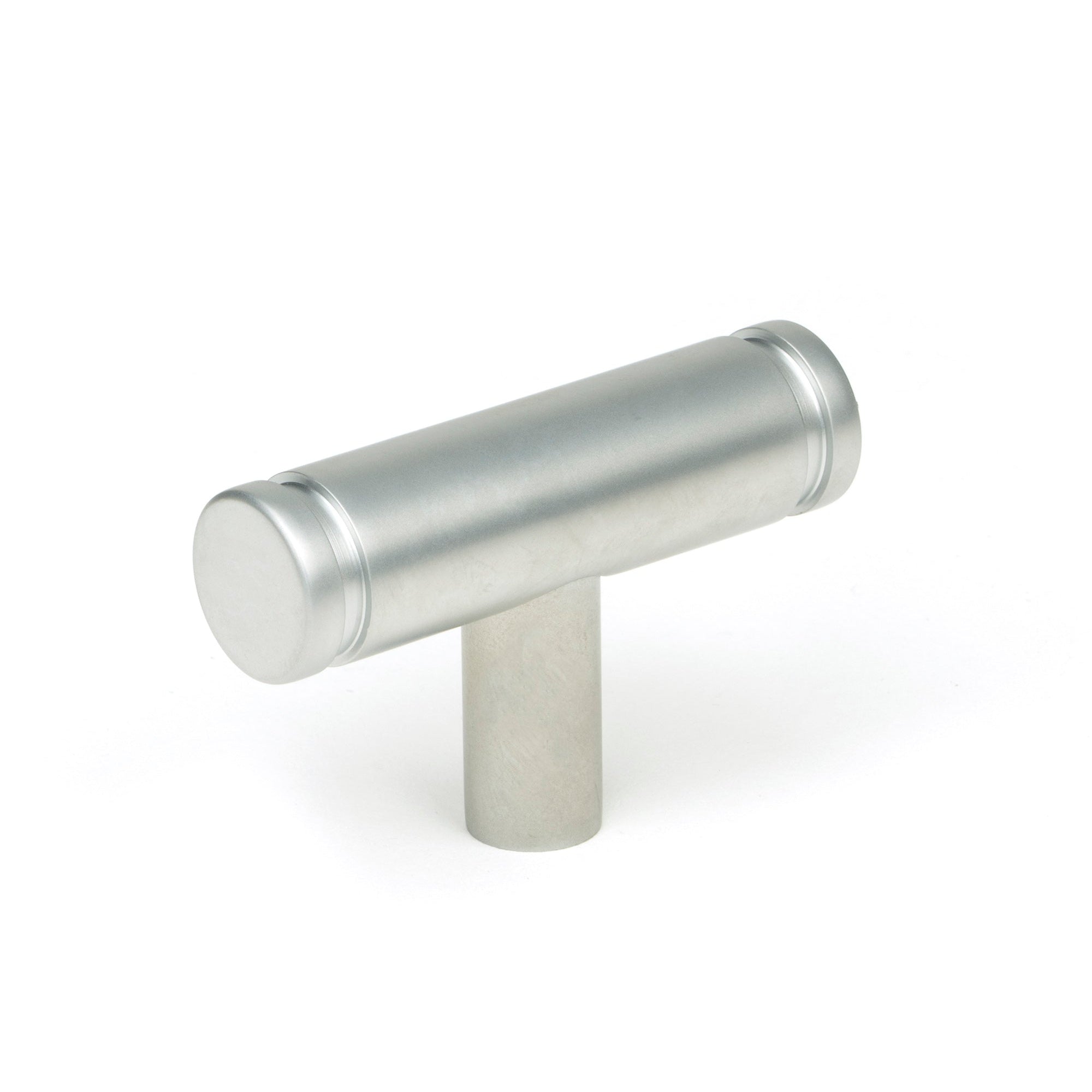 Satin Chrome Kelso T-Bar | From The Anvil-Cabinet Knobs-Yester Home
