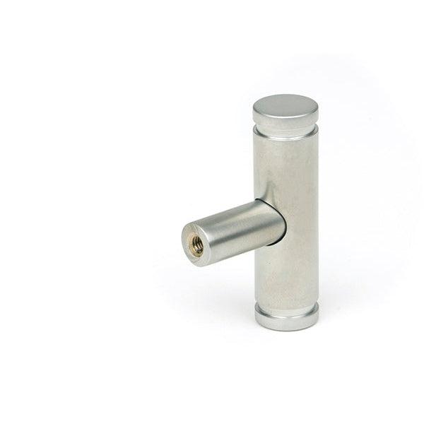 Satin Chrome Kelso T-Bar | From The Anvil-Cabinet Knobs-Yester Home