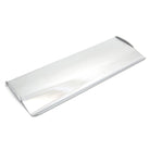 Satin Chrome Large Letter Plate Cover | From The Anvil - Letter Plate Covers - From The Anvil - Yester Home