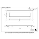 Satin Chrome Large Letter Plate | From The Anvil-Letter Plates-Yester Home