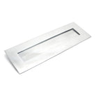 Satin Chrome Large Letter Plate | From The Anvil - Letter Plates - From The Anvil - Yester Home