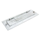 Satin Chrome Large Letter Plate | From The Anvil - Letter Plates - From The Anvil - Yester Home