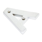 Satin Chrome Letter A | From The Anvil-Letters-Yester Home