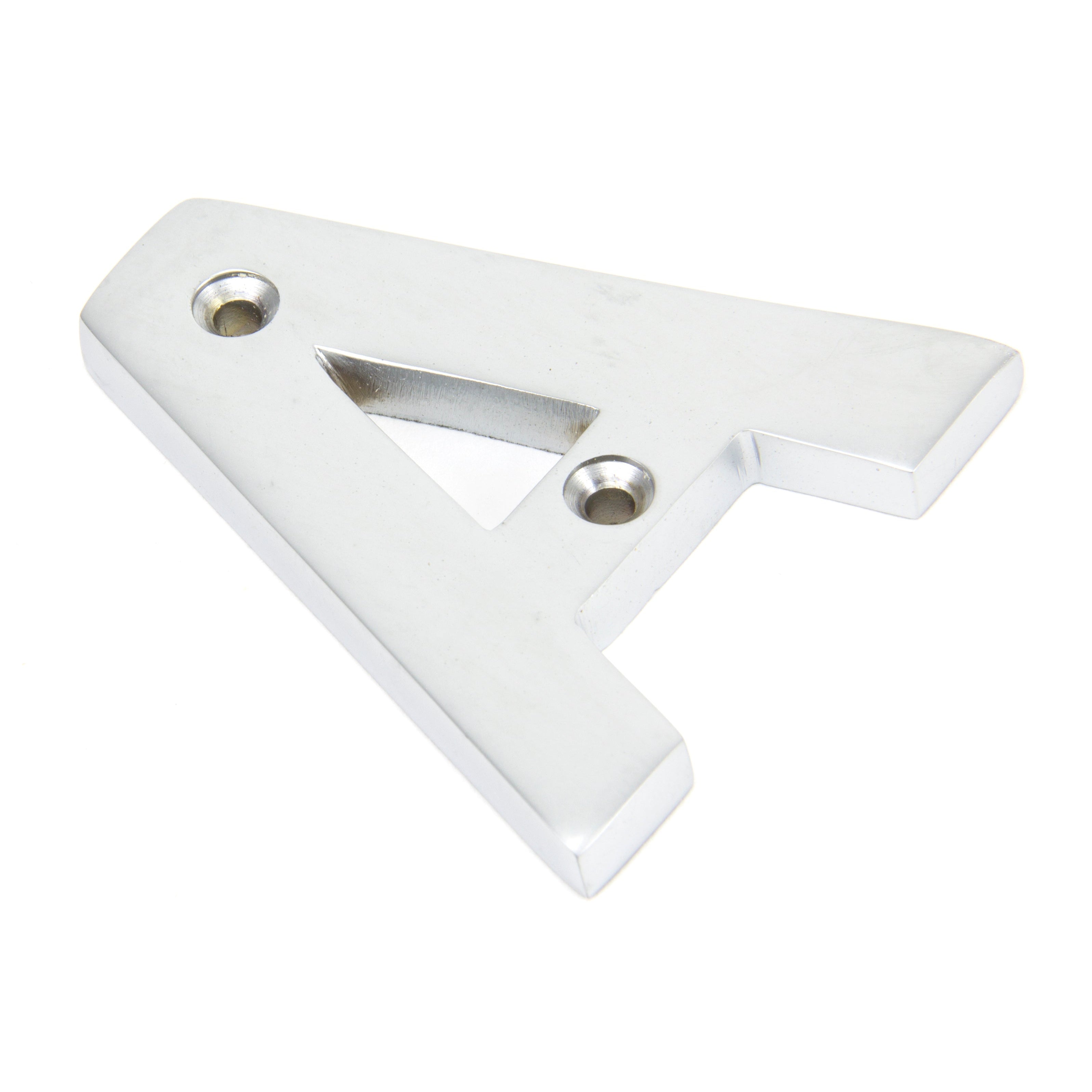 Satin Chrome Letter A | From The Anvil-Letters-Yester Home