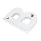 Satin Chrome Letter B | From The Anvil - Letters - From The Anvil - Yester Home