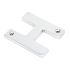 Satin Chrome Letter H | From The Anvil - Letters - From The Anvil - Yester Home