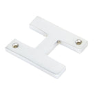 Satin Chrome Letter H | From The Anvil-Letters-Yester Home