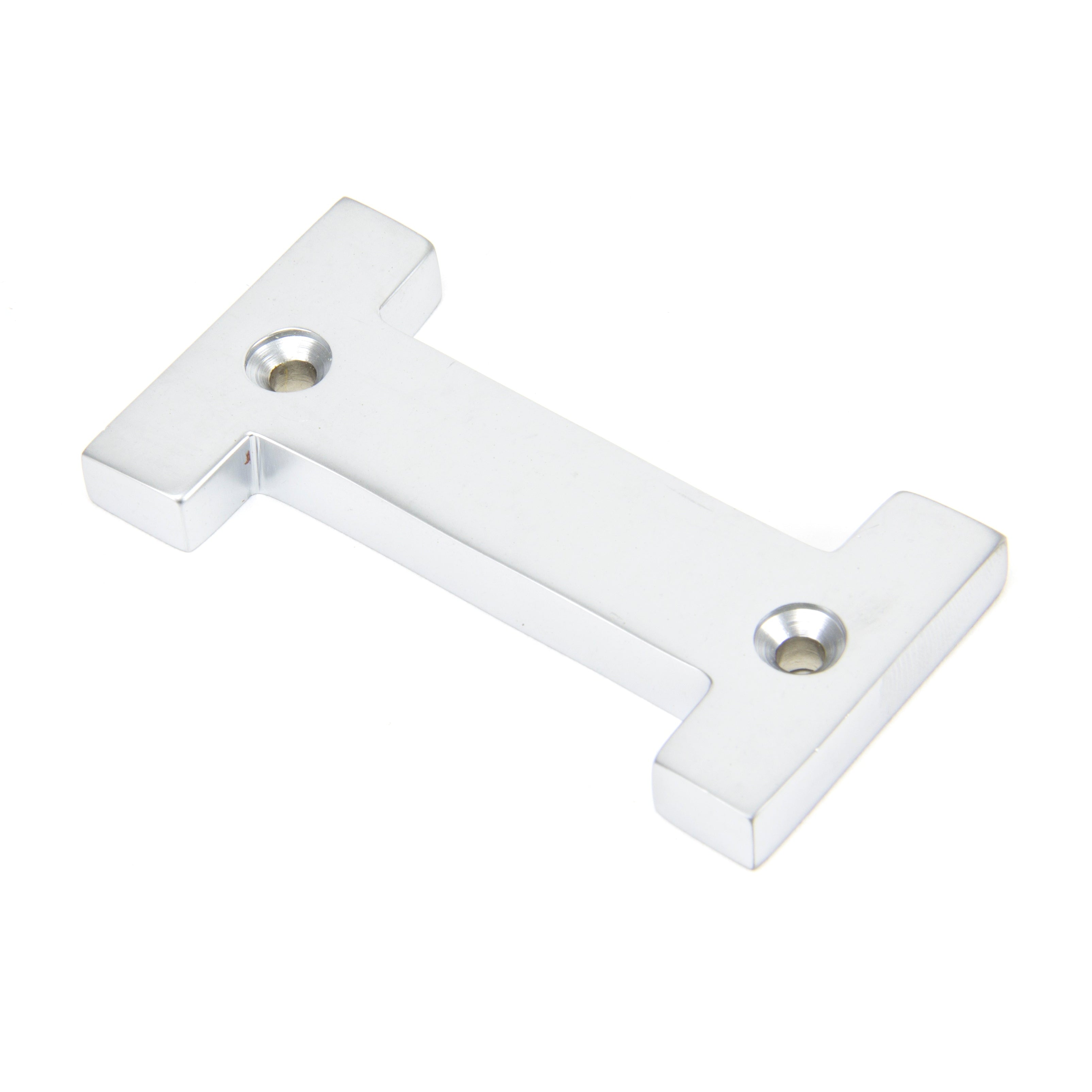 Satin Chrome Letter I | From The Anvil-Letters-Yester Home
