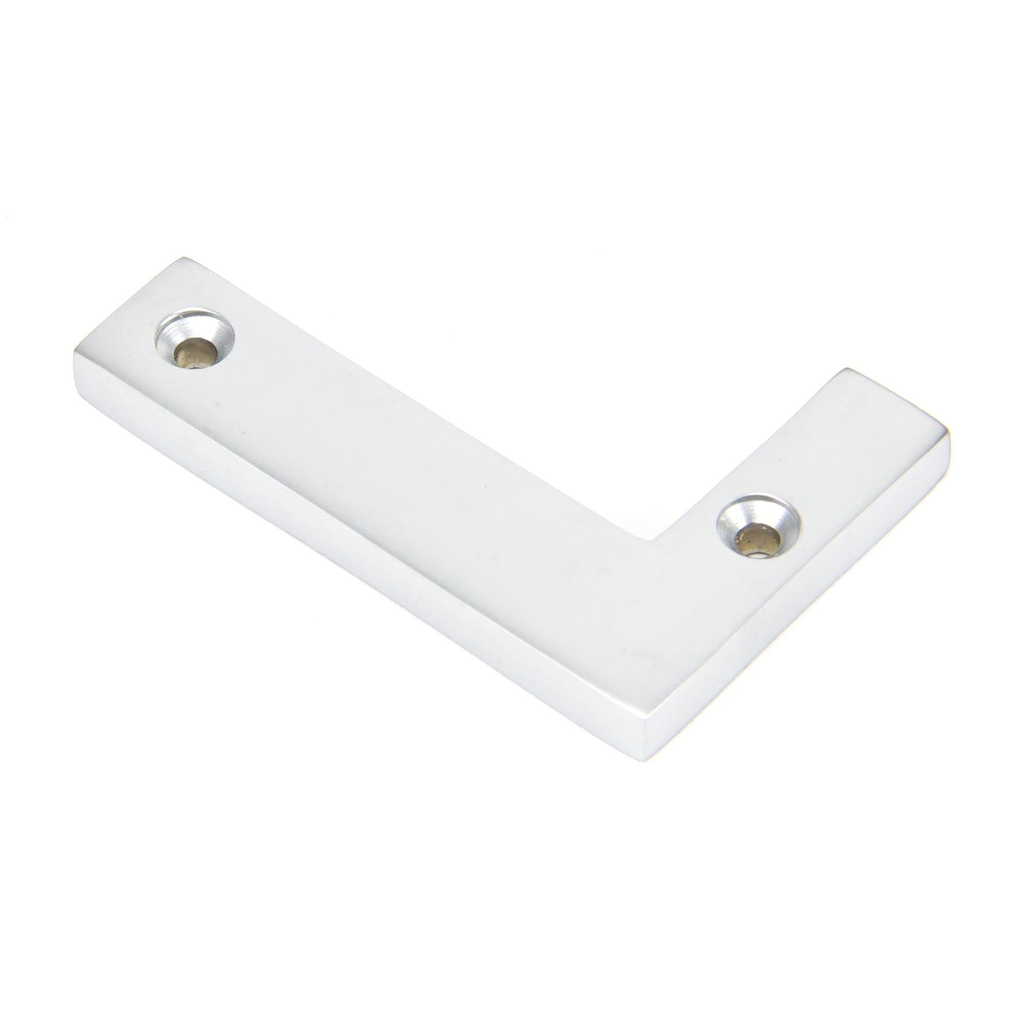 Satin Chrome Letter L | From The Anvil - Letters - From The Anvil - Yester Home
