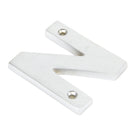 Satin Chrome Letter N | From The Anvil - Letters - From The Anvil - Yester Home