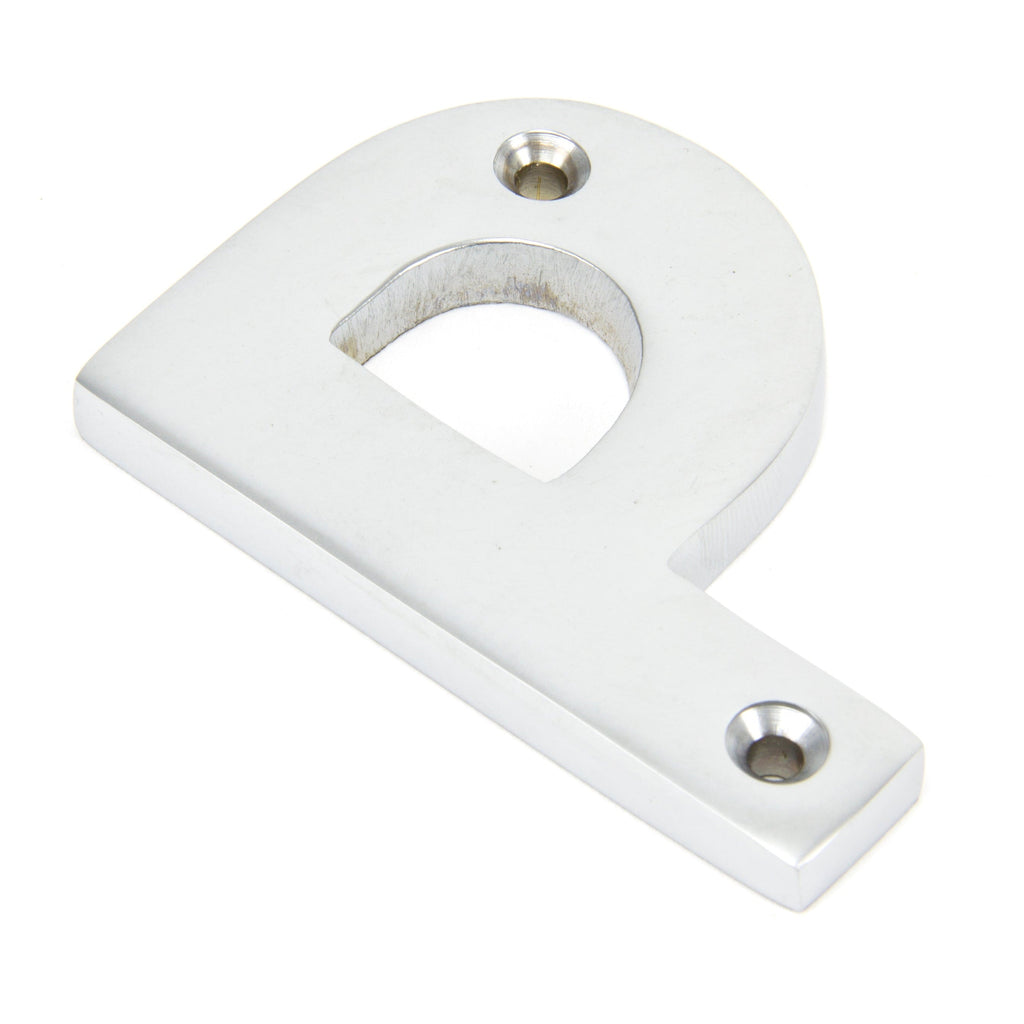 Satin Chrome Letter P | From The Anvil-Letters-Yester Home