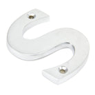 Satin Chrome Letter S | From The Anvil - Letters - From The Anvil - Yester Home