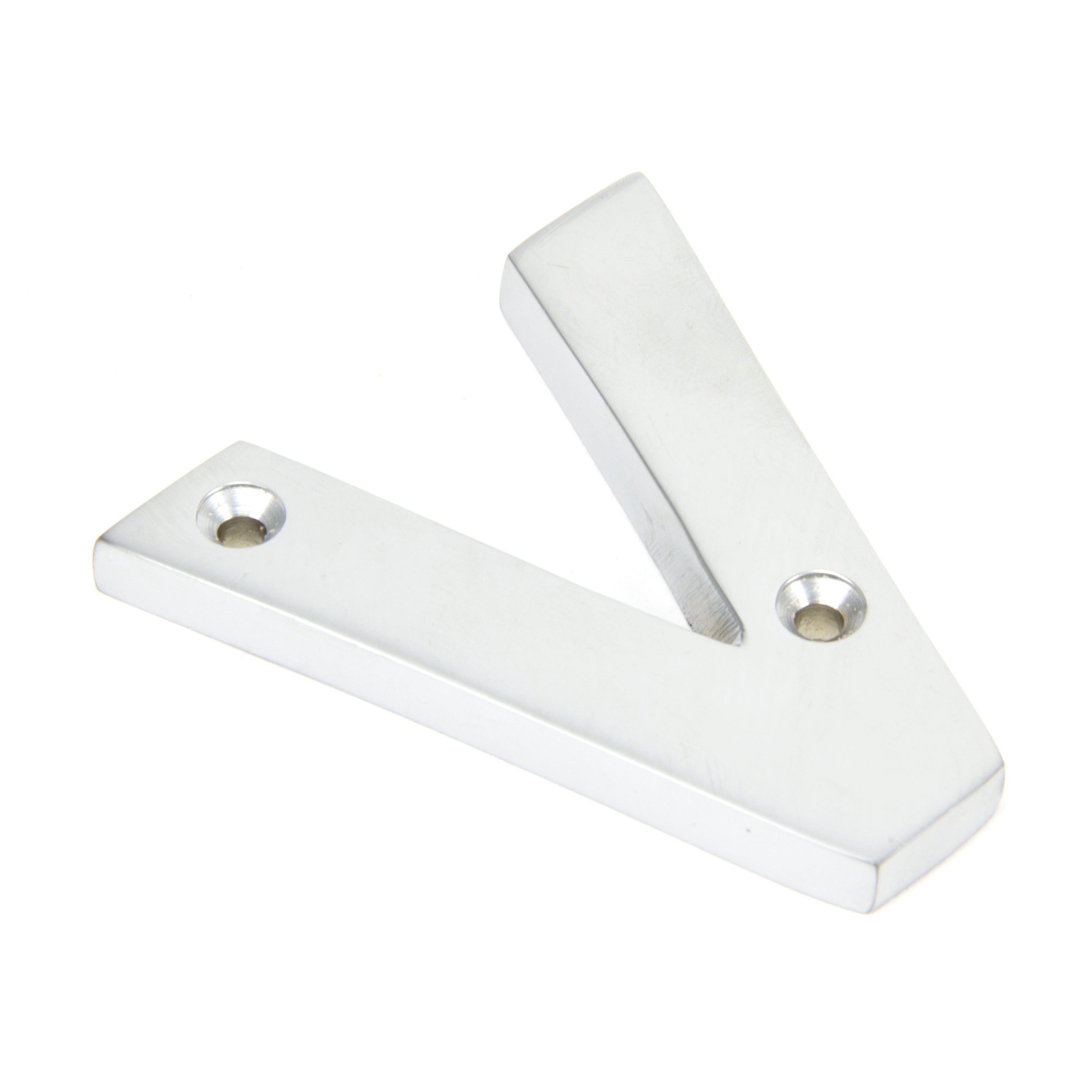 Satin Chrome Letter V | From The Anvil-Letters-Yester Home